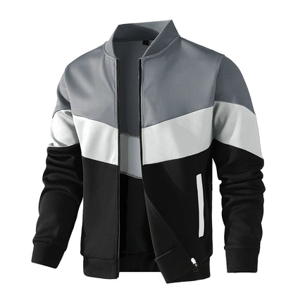 Men's Zip-Up Bomber Jacket