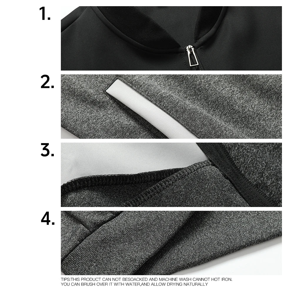 Men's Zip-Up Bomber Jacket