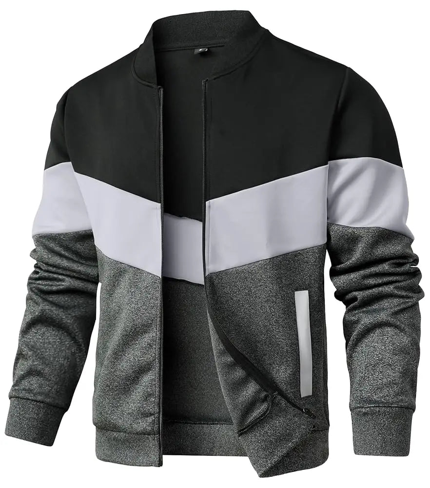 Men's Zip-Up Bomber Jacket