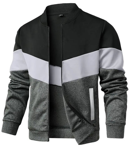 Men's Zip-Up Bomber Jacket