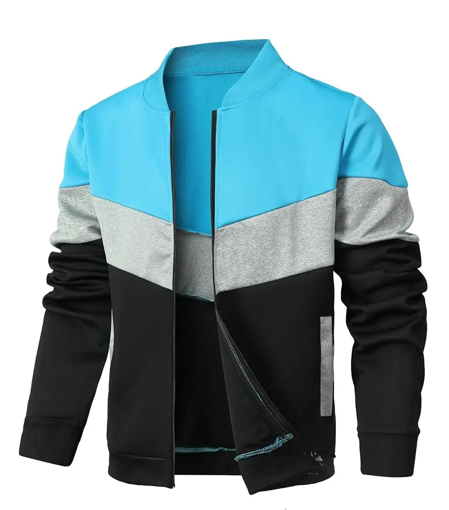 Men's Zip-Up Bomber Jacket