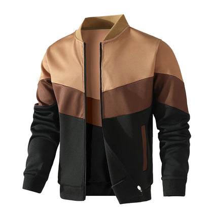 Men's Zip-Up Bomber Jacket