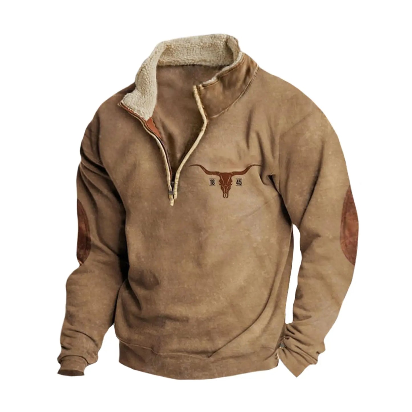 Men's Cowboy Sweatshirt Quarter Zip